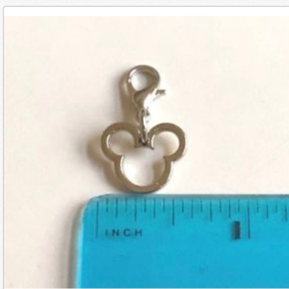Vintage Mickey Mouse Ears Charm Disney Zipper Pull Purse Charm Icon Clip On - Picture 10 of 10
